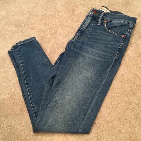 Madewell Denim High Rise Skinny Jeans - Picture 2 of 16